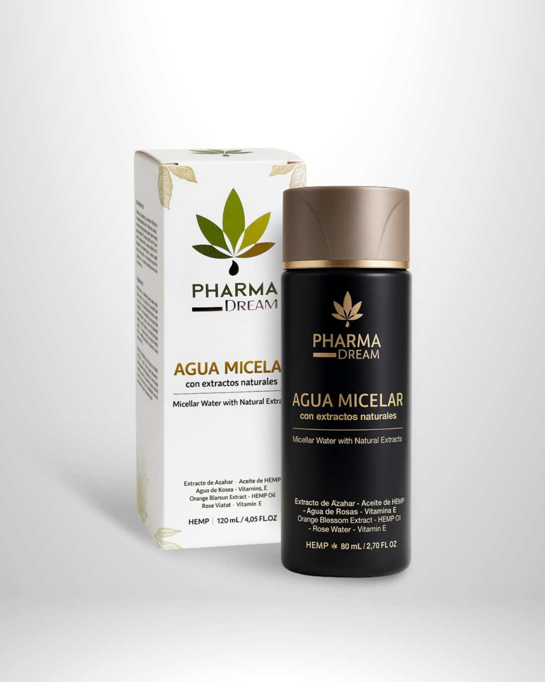 Agua Micelar con Extractos Naturales
